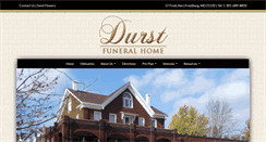 Desktop Screenshot of durstfuneralhome.com